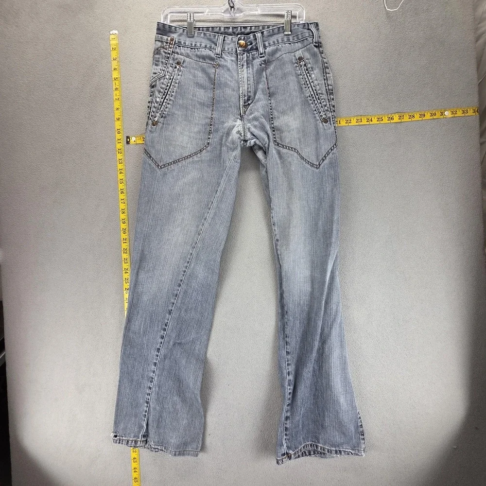 Vintage Levis Engineered Jeans Mens Blue Twisted Flap Pockets Zip Fly Fits 30x32